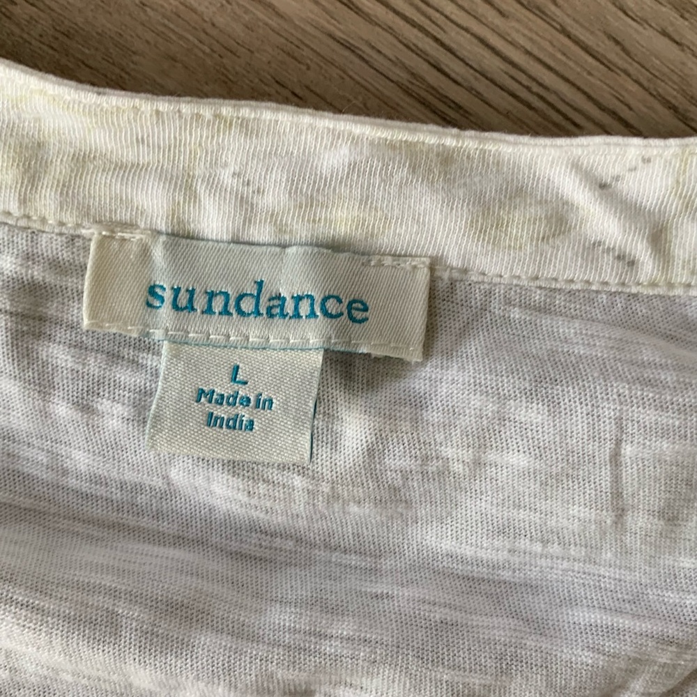 Sundance Cap Sleeve Embroidered Top - Picture 4 of 4